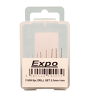 Expo Tools 8pc HSS Twist Drill Bit Set (0.3-1mm)