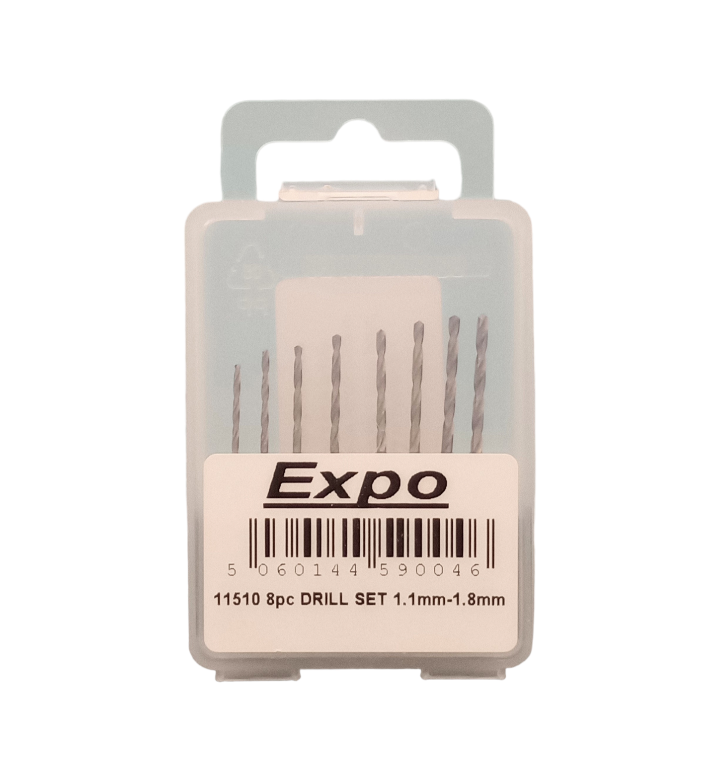 Expo Tools 8pc HSS Twist Drill Bit Set (1.1-1.8mm)