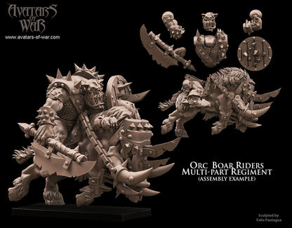 Orc Boar Rider Multi-Part Regiment
