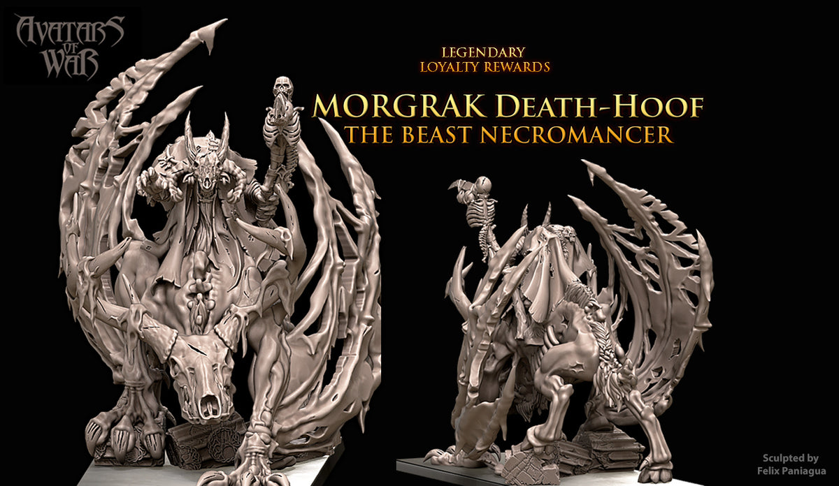 Morgrak Death-Hoof on Abyssal Peryton