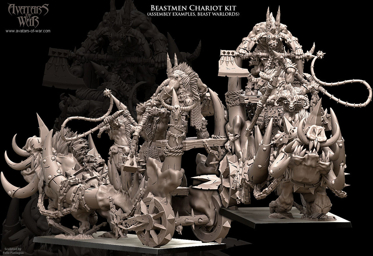 Beastmen Lord II on Razortusk Chariot