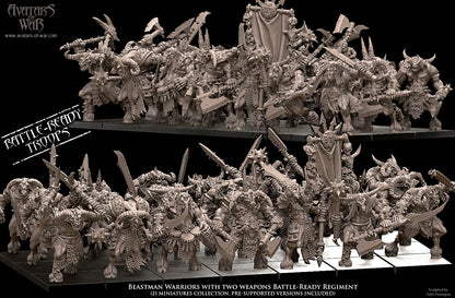 Beastmen with Two Weapons Regiment