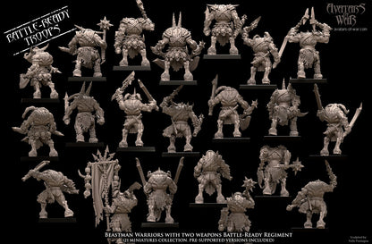 Beastmen with Two Weapons Regiment