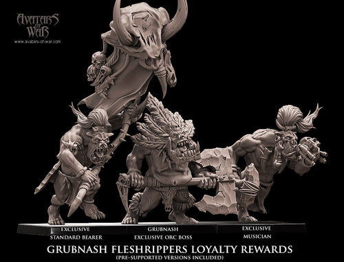 Grubnash Fleshripper's Command, Savage Orc Command Group