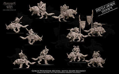 Goblin Wolf Rider Archer Regiment