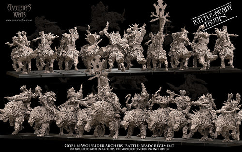 Goblin Wolf Rider Archer Regiment