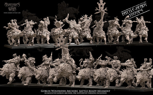 Goblin Wolf Rider Archer Regiment