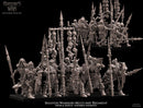 Skeleton Warriors with Spears and Shields Multi-Part Regiment