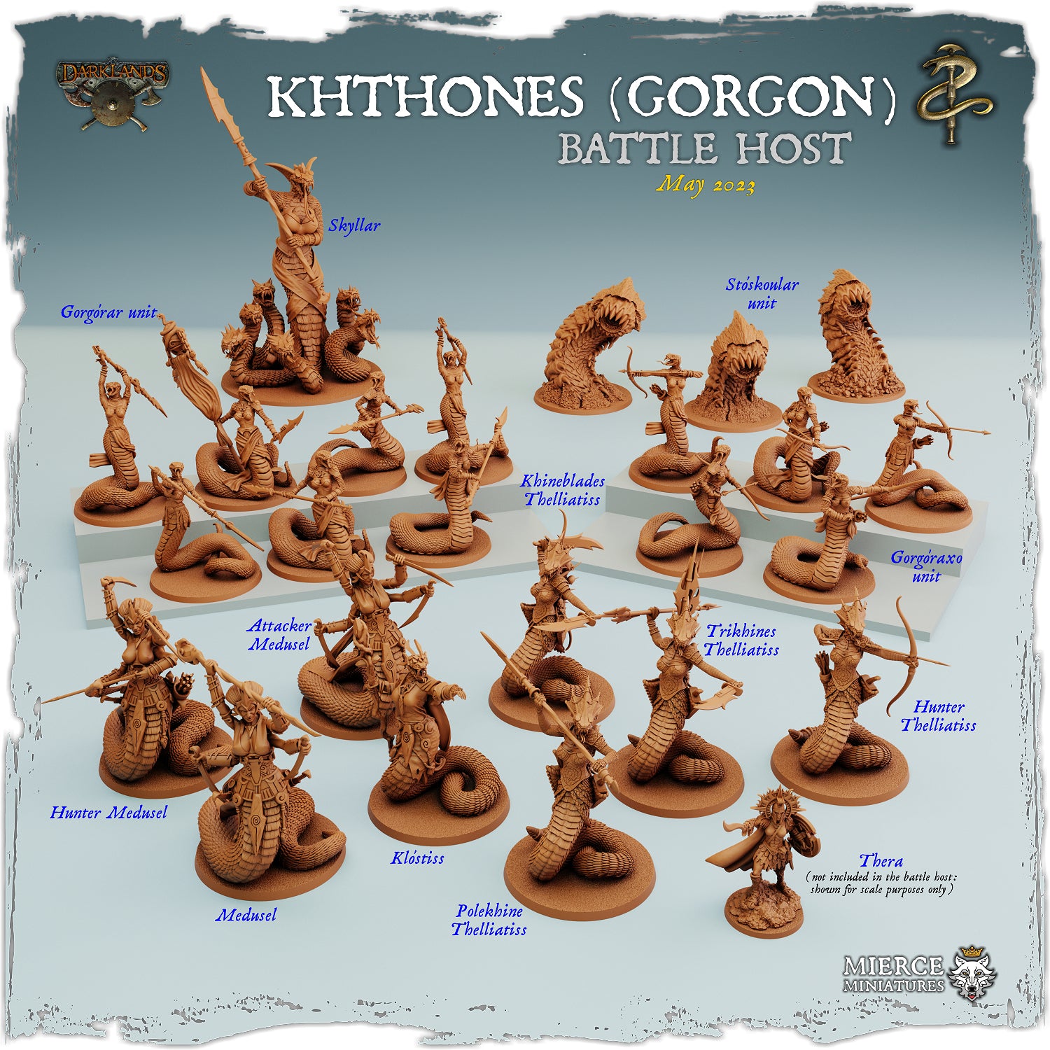 Khthones (Gorgon) Gorgórar Battle Host [digital]