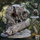 Vaargrom the Giant Siege Troll with scenic base