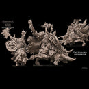 Orc Warlord on Boar with Axe and Shield