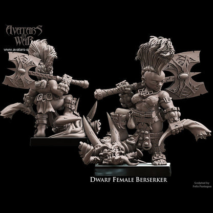 Dwarf Female Berserker II
