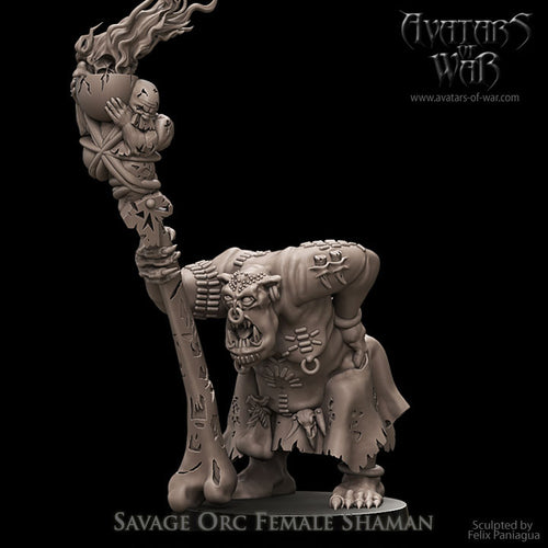 Savage Orc Female Shaman