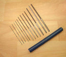 Expo Tools 10pc Miniature Broach Set with Case (0.6-0.8mm)