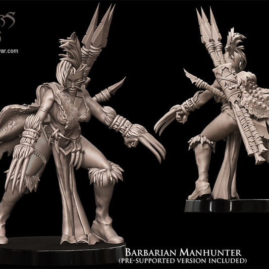 Barbarian Manhunter with Claws
