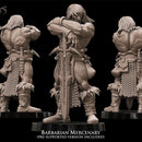 Barbarian Mercenary with Greatsword