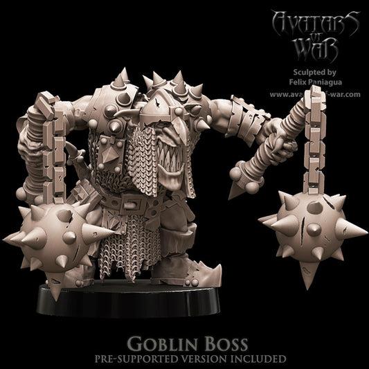 Goblin Boss with two Balls and Chains