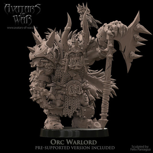 Orc Warlord with Great Axe