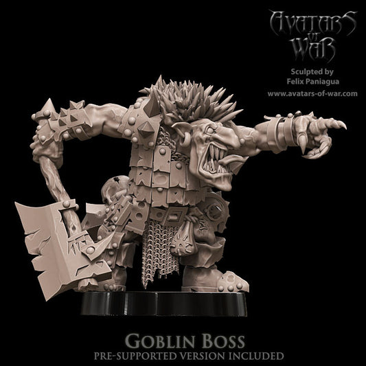 Goblin Boss with Cleaver