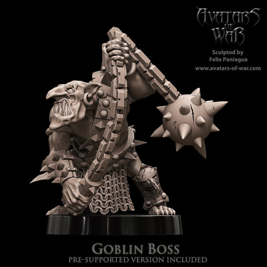 Goblin Boss with Ball and Chain