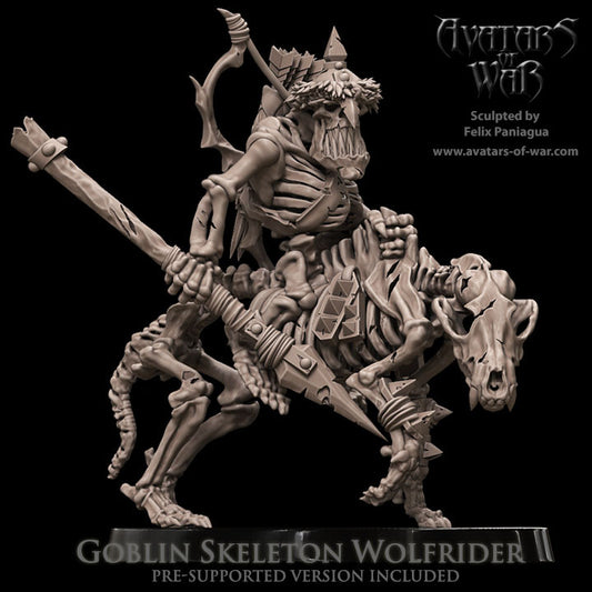 Goblin Skeleton Wolf Rider