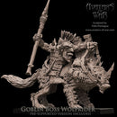 Goblin Boss on Wolf with Spear