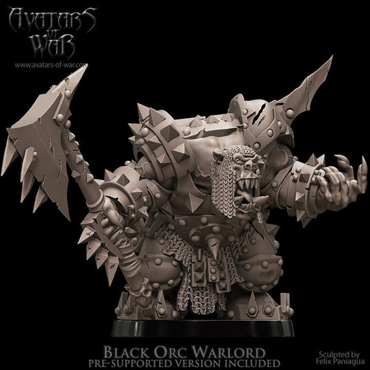 Black Orc Warlord with Axe