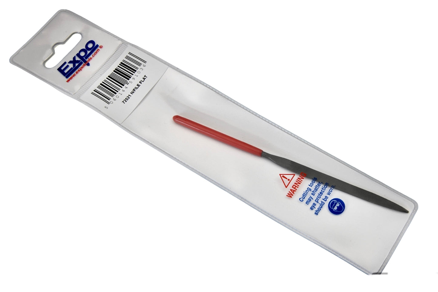 Expo Tools Pointed End Flat Needle File