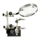 Expo Tools Heavy Duty Helping Hands with Glass Magnifier