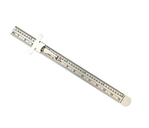 Expo Tools Steel Ruler (6 inch) with Pocket Clip