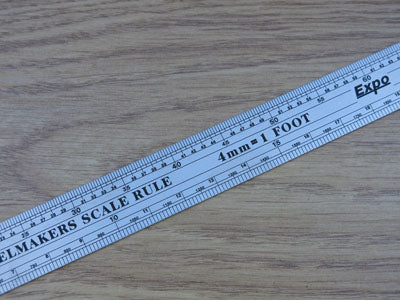 Expo Tools OO Gauge Scale Steel Ruler (12 inch)