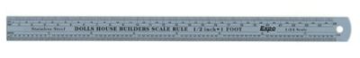 1 35 Scale Conversion Ruler Expo Tools 1/35 Scale Steel Ruler (12 inch) - 74135 – Mierce Miniatures
