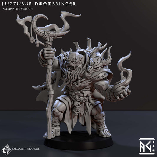 Lugzubur Doombringer the Orc Warlock
