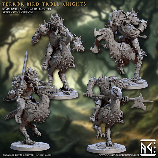 Terror Bird Troll Knights (4x warriors)