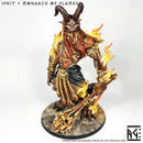 Ifrit the Monarch of Flames with scenic base
