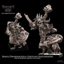 Skrigg Dwarfmocker and Grotling Shieldbearers