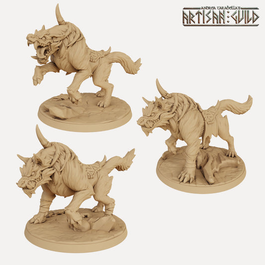 Frostmetal Worgs (3x warriors)