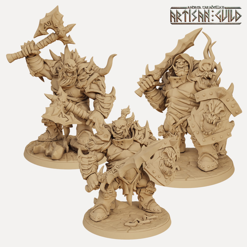 Frostmetal Ogres (3x warriors)