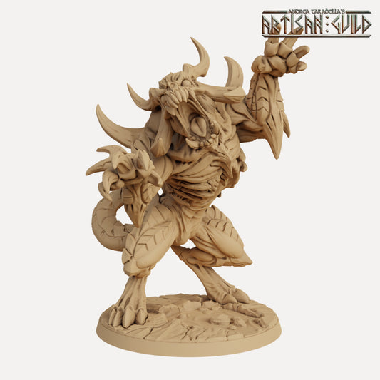 Rourazaak the Infernal, Abyssal Hound with scenic base