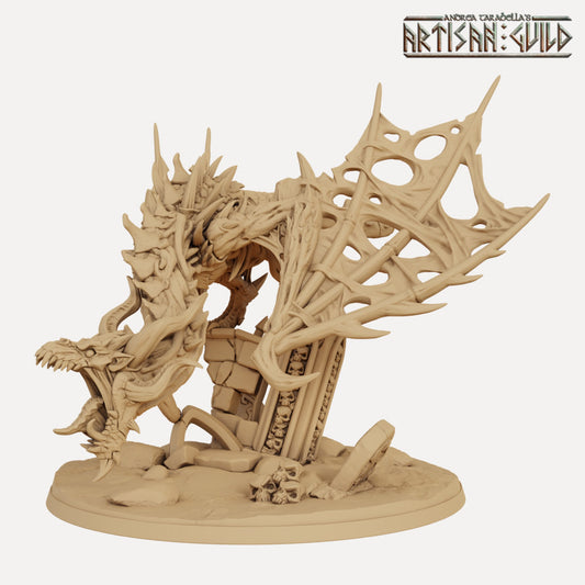 Morbithrax the Grave Fire with scenic base