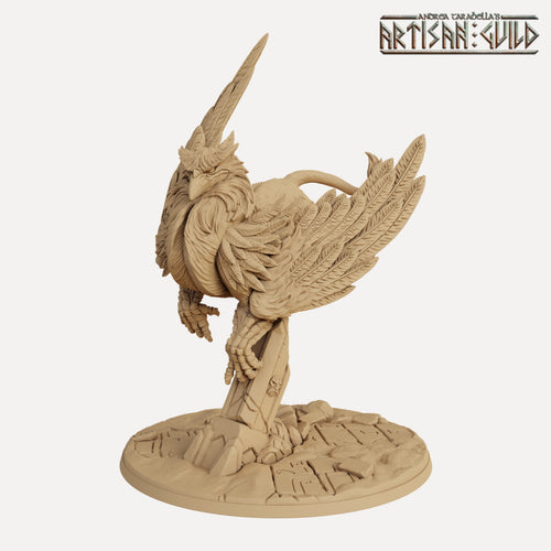 Thrumagogg the Gryphon King with scenic base