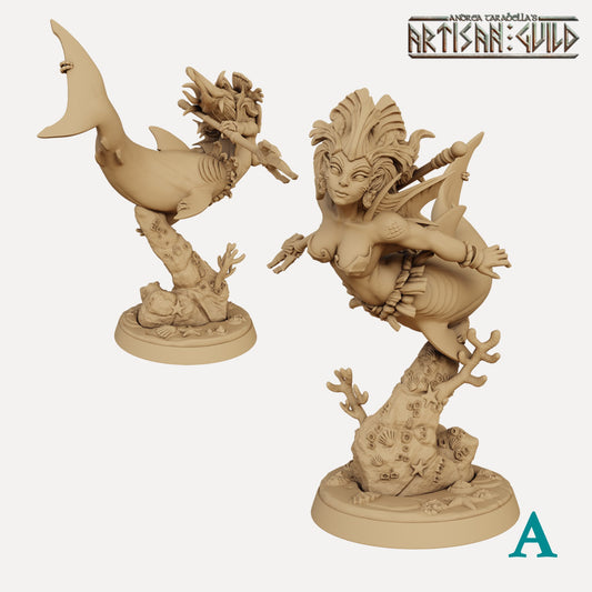Tryphosa the Mother of Sharks with scenic base