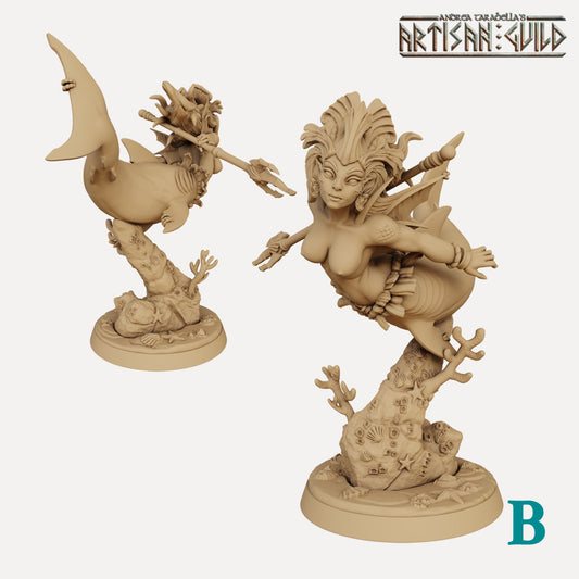 Tryphosa the Mother of Sharks [Pin Up] with scenic base
