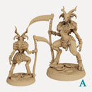 Kzara the Gobor Priestess with scenic base