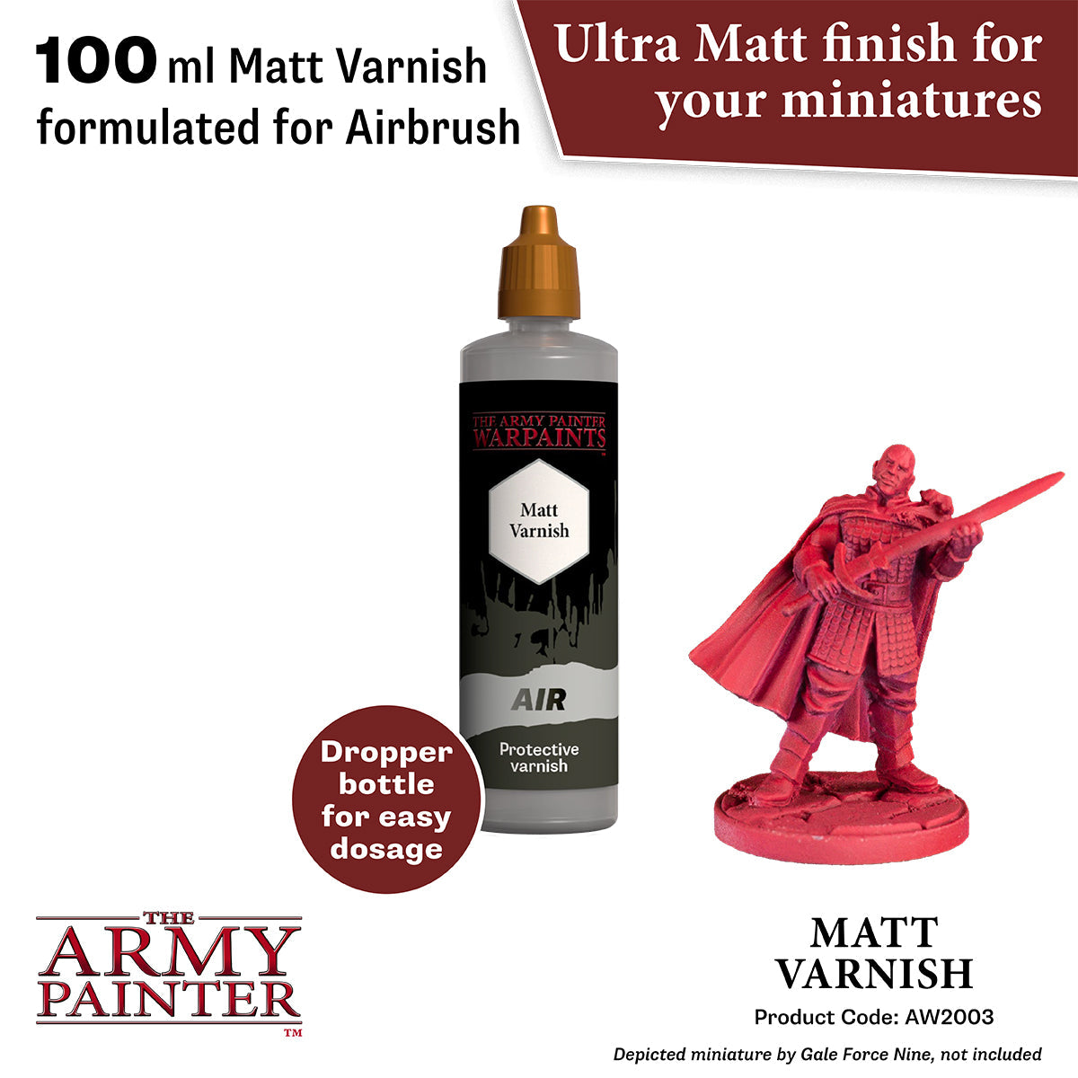 Warpaints Air: Anti-Shine Matt Varnish (100ml)