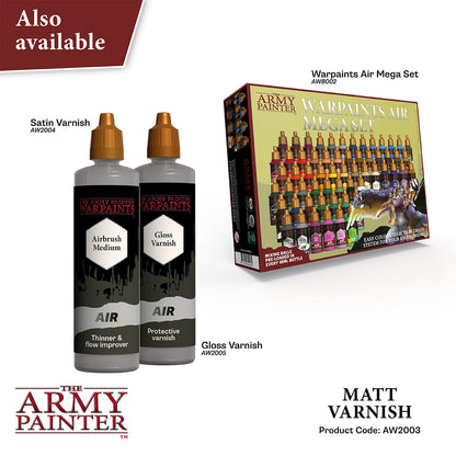 Warpaints Air: Anti-Shine Matt Varnish (100ml)