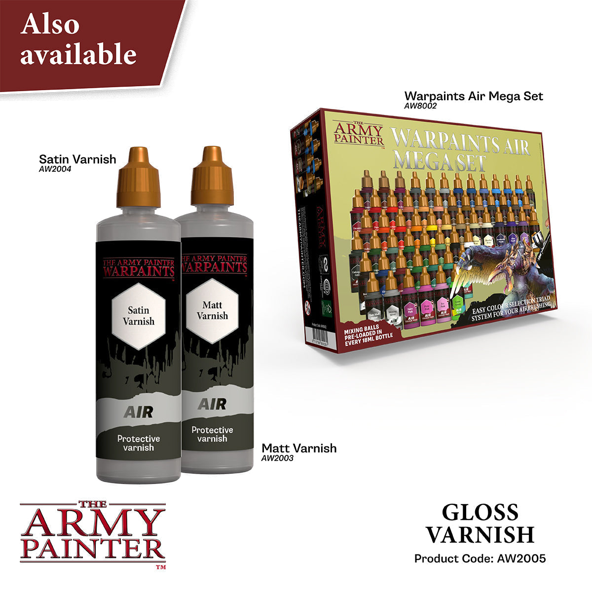 Warpaints Air: Gloss Varnish (100ml)