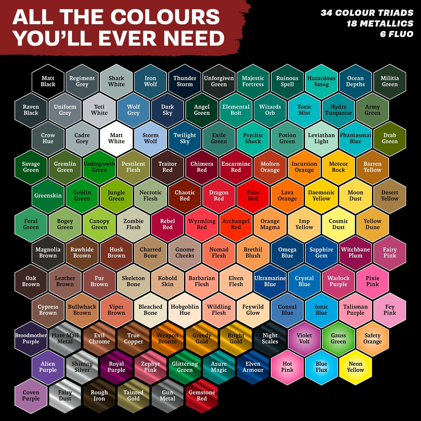 Warpaints Air Complete Set