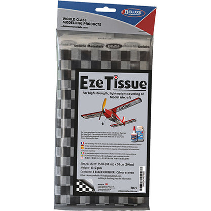 Deluxe Materials Eze Tissue Black Chequer