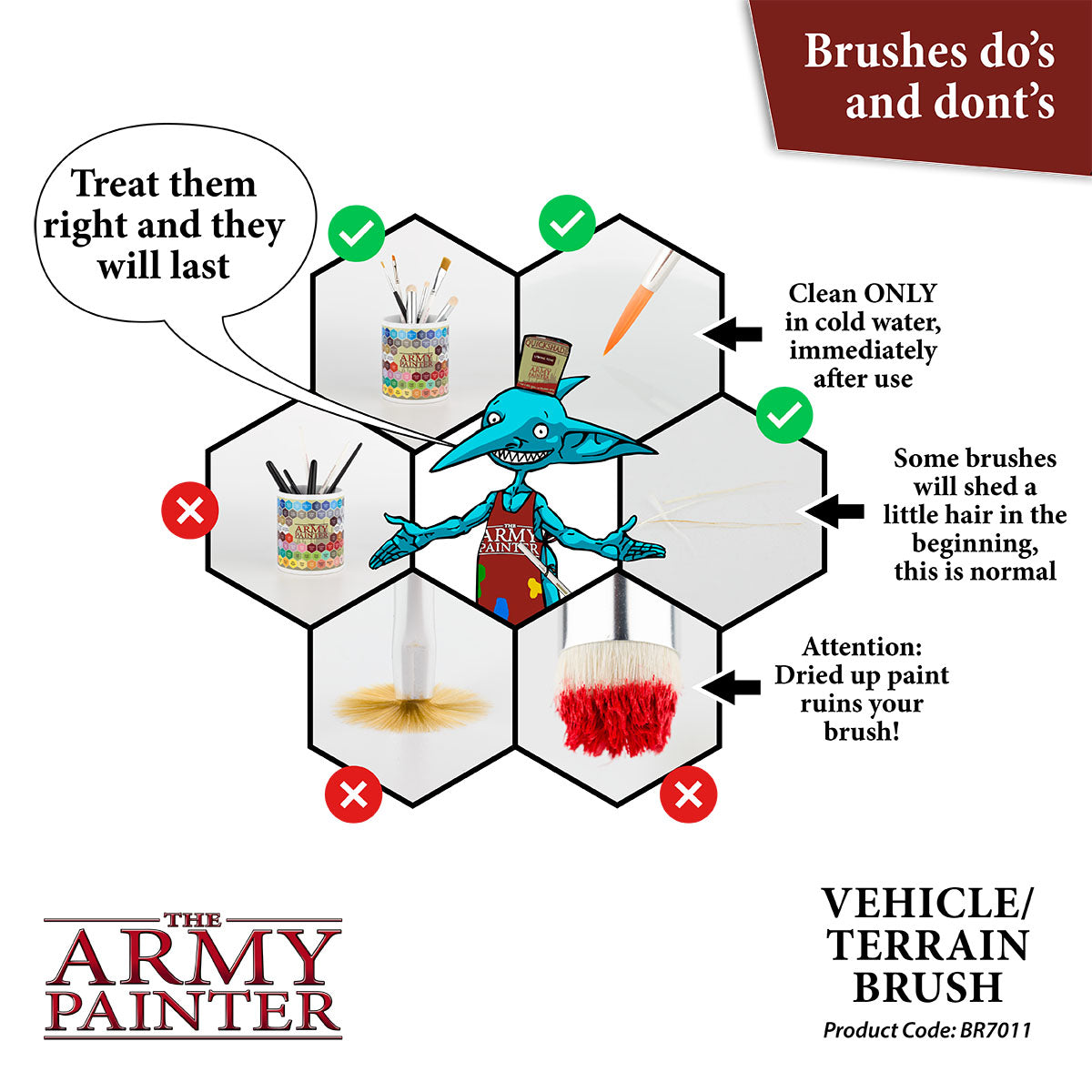 The Army Painter Wargamer: Vehicle & Scenery Brush
